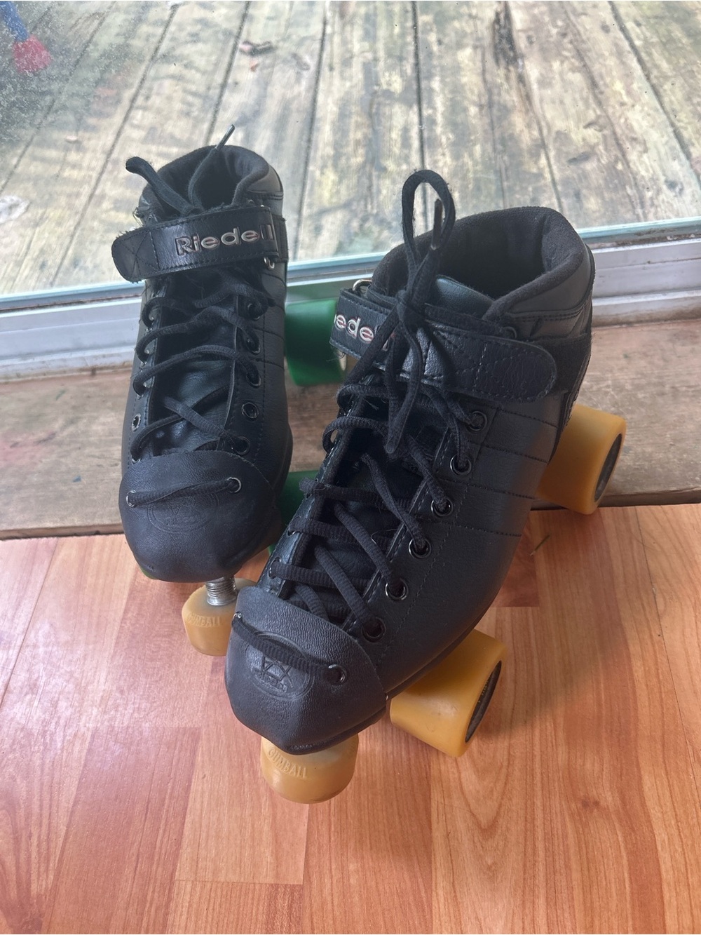 Riedel Black Women’s Roller Skates with Yellow Wheels